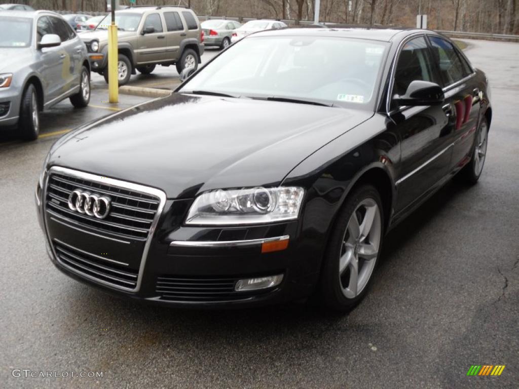 Brilliant Black 2008 Audi A8 4.2 quattro Exterior Photo #45664420