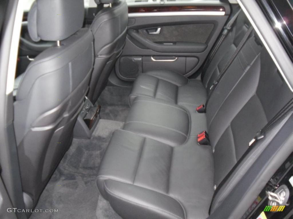 Black Interior 2008 Audi A8 4.2 quattro Photo #45664468