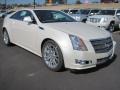 White Diamond Tricoat 2011 Cadillac CTS Coupe Exterior