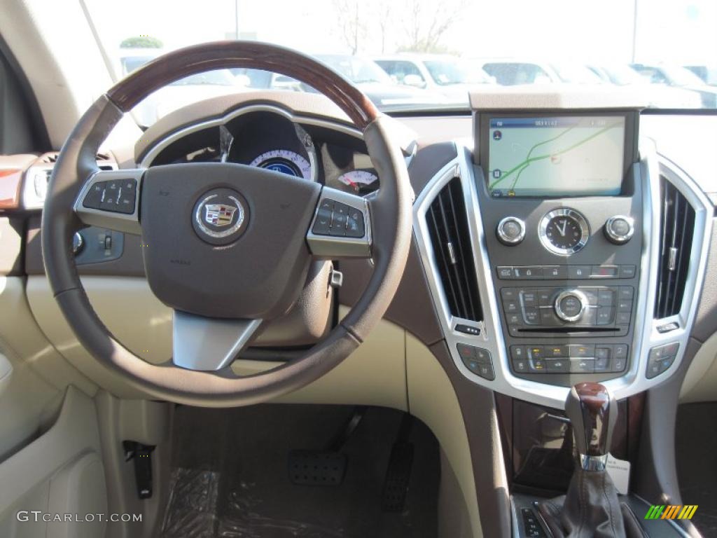 2011 Cadillac SRX FWD Shale/Brownstone Dashboard Photo #45667911
