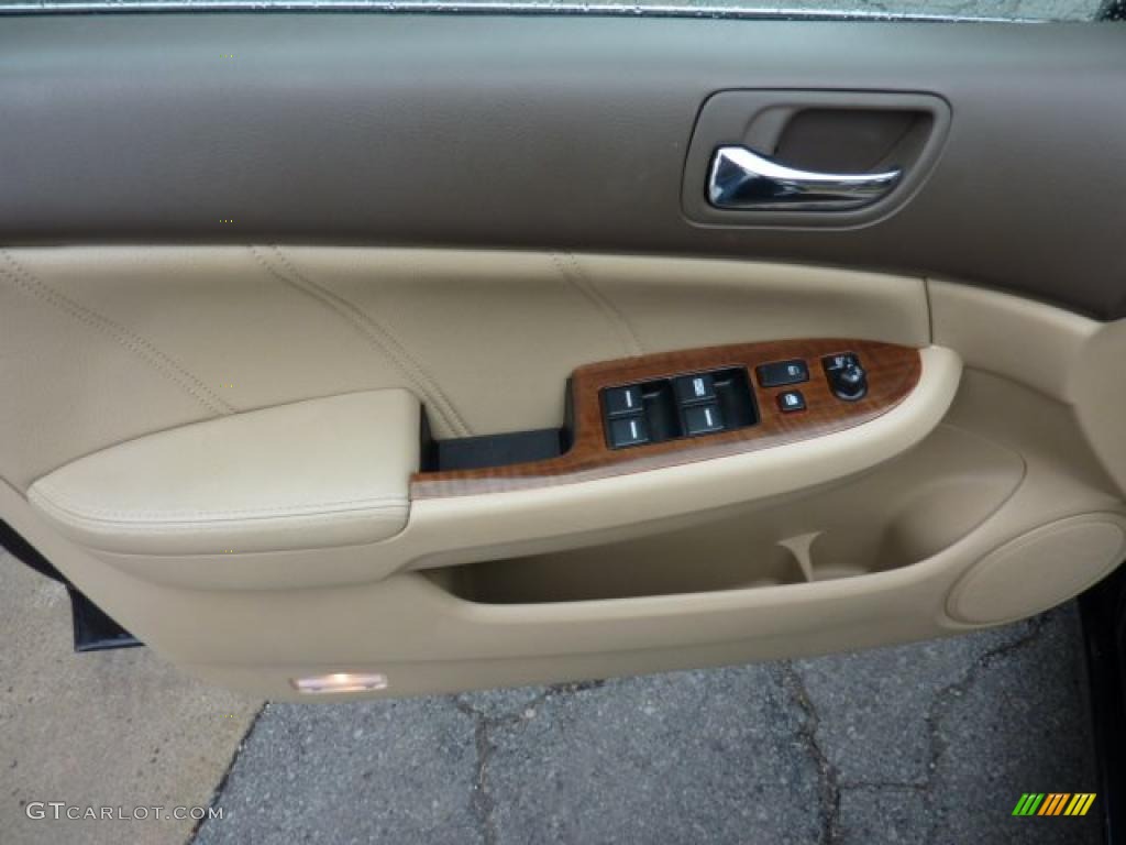 2007 Honda Accord EX-L Sedan Ivory Door Panel Photo #45668064