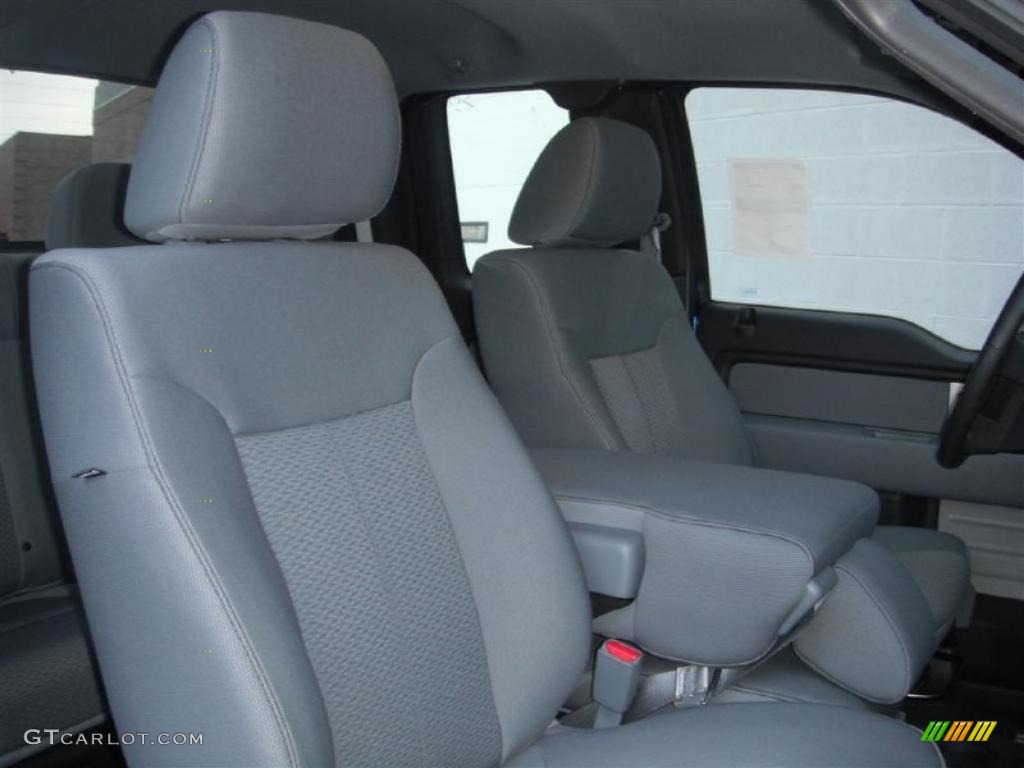 Steel Gray Interior 2011 Ford F150 STX SuperCab Photo #45670328