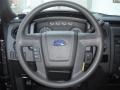 Steel Gray Steering Wheel Photo for 2011 Ford F150 #45672094