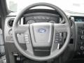 Steel Gray Steering Wheel Photo for 2011 Ford F150 #45672366