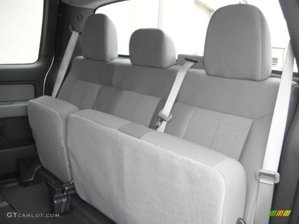 Steel Gray Interior 2011 Ford F150 STX SuperCab Photo #45672755