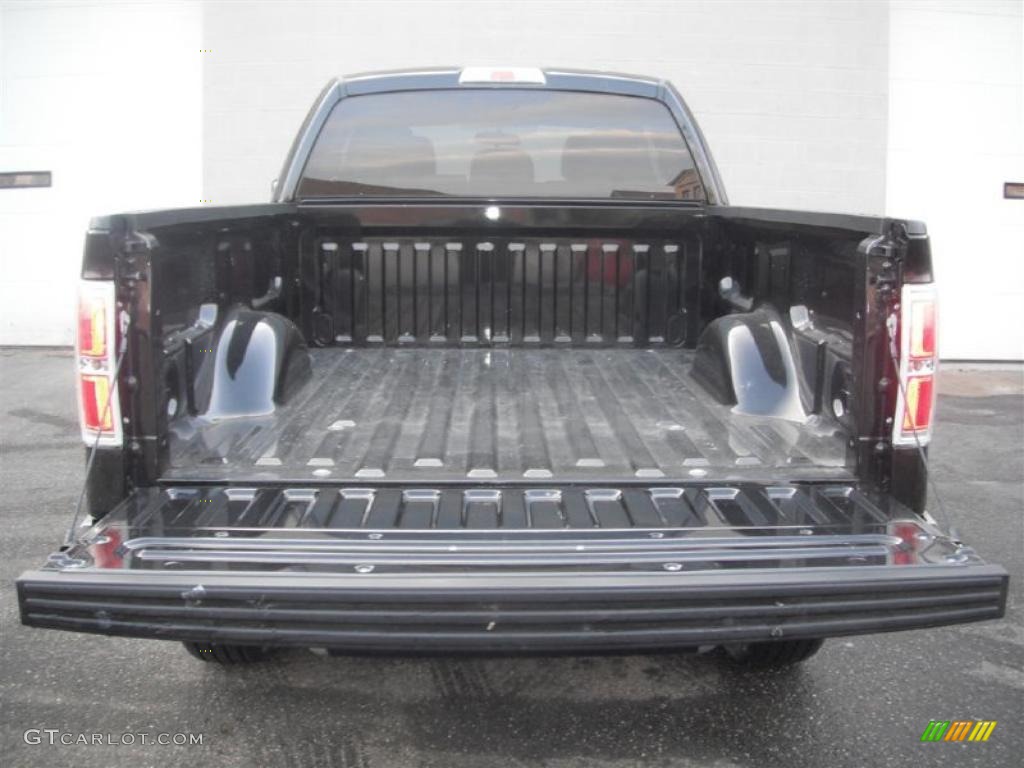 2011 F150 XLT SuperCab 4x4 - Tuxedo Black Metallic / Pale Adobe photo #10