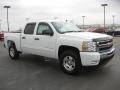 2011 Summit White Chevrolet Silverado 1500 LT Crew Cab 4x4  photo #3