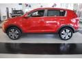 2011 Signal Red Kia Sportage EX AWD  photo #3