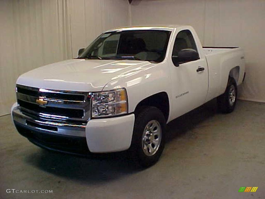 2011 Silverado 1500 Regular Cab 4x4 - Summit White / Dark Titanium photo #3