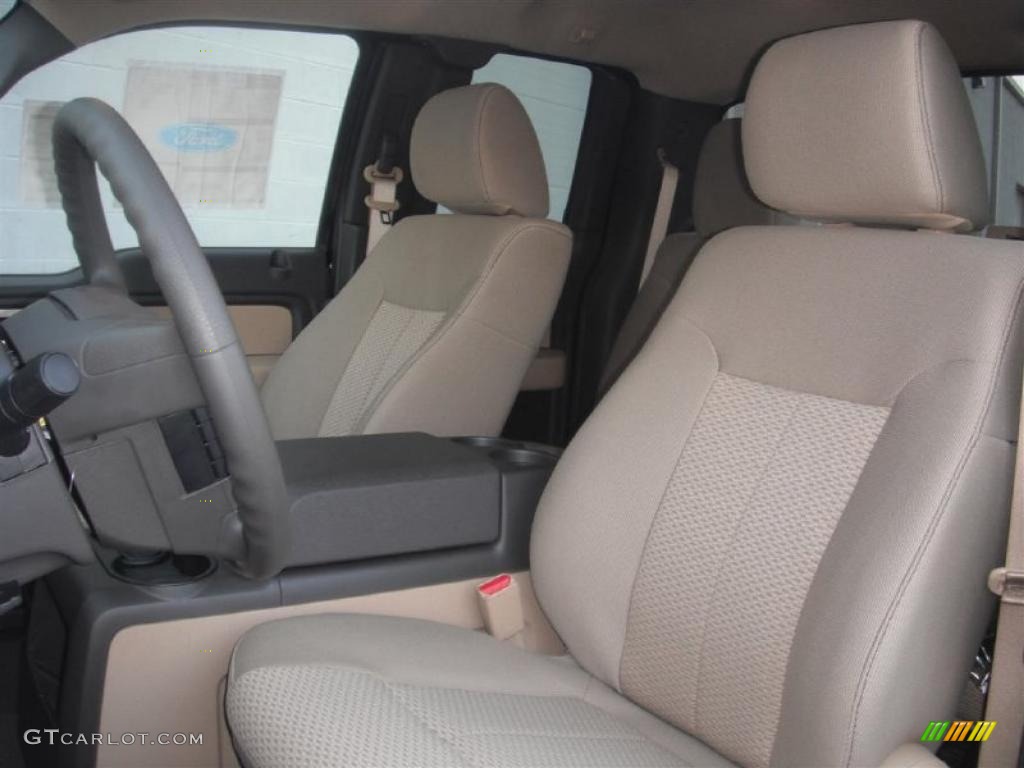 2011 F150 XLT SuperCab 4x4 - Tuxedo Black Metallic / Pale Adobe photo #26