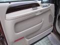 2005 Ford F250 Super Duty Castano Brown Leather Interior Door Panel Photo