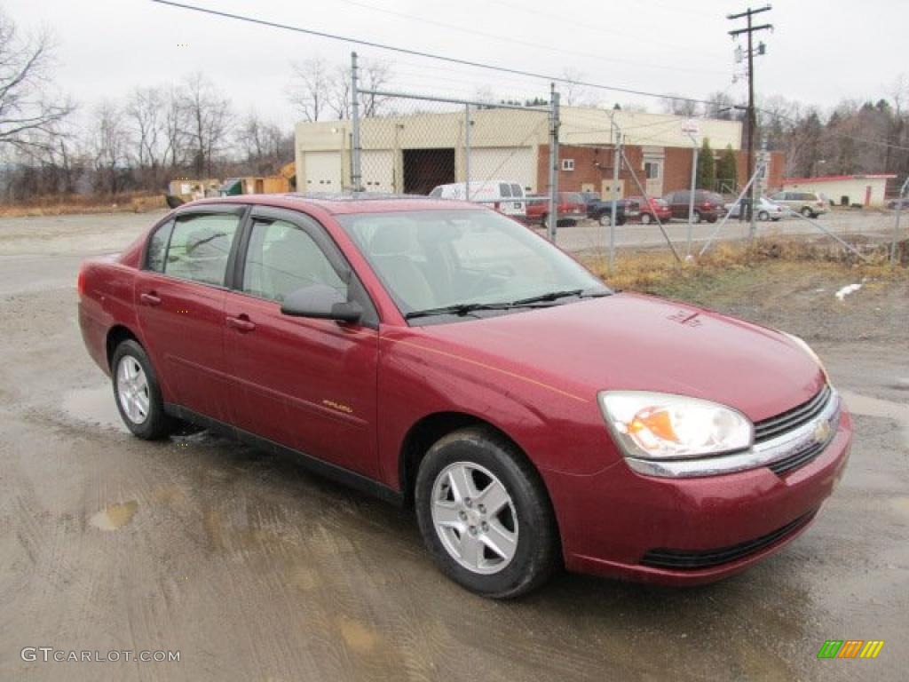 Sport Red Metallic 2004 Chevrolet Malibu LS V6 Sedan Exterior Photo #45675072