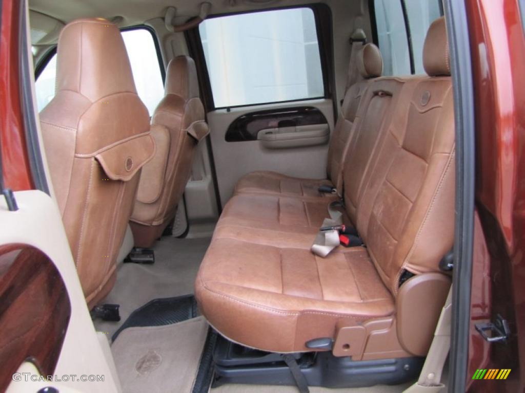 2005 F250 Super Duty King Ranch Crew Cab - Dark Copper Metallic / Castano Brown Leather photo #15