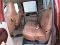 Castano Brown Leather 2005 Ford F250 Super Duty King Ranch Crew Cab Interior Color