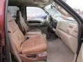 Castano Brown Leather Interior Photo for 2005 Ford F250 Super Duty #45675148