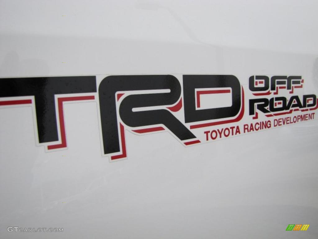 2010 Tundra TRD Double Cab - Super White / Sand Beige photo #15