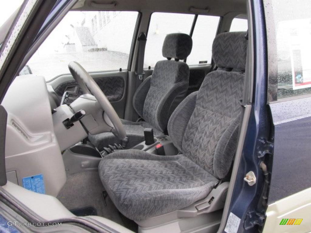 Gray Interior 1998 Suzuki Sidekick Sport JLX 4 Door 4x4 Photo #45677060