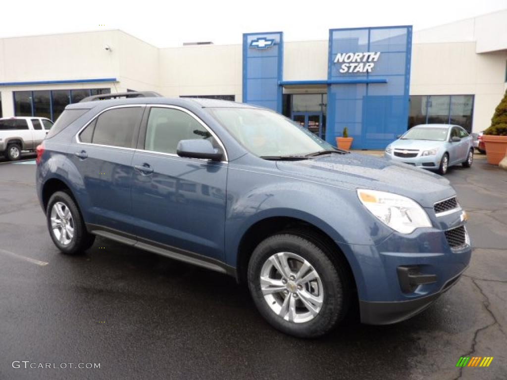 2011 Equinox LT AWD - Twilight Blue Metallic / Jet Black photo #1