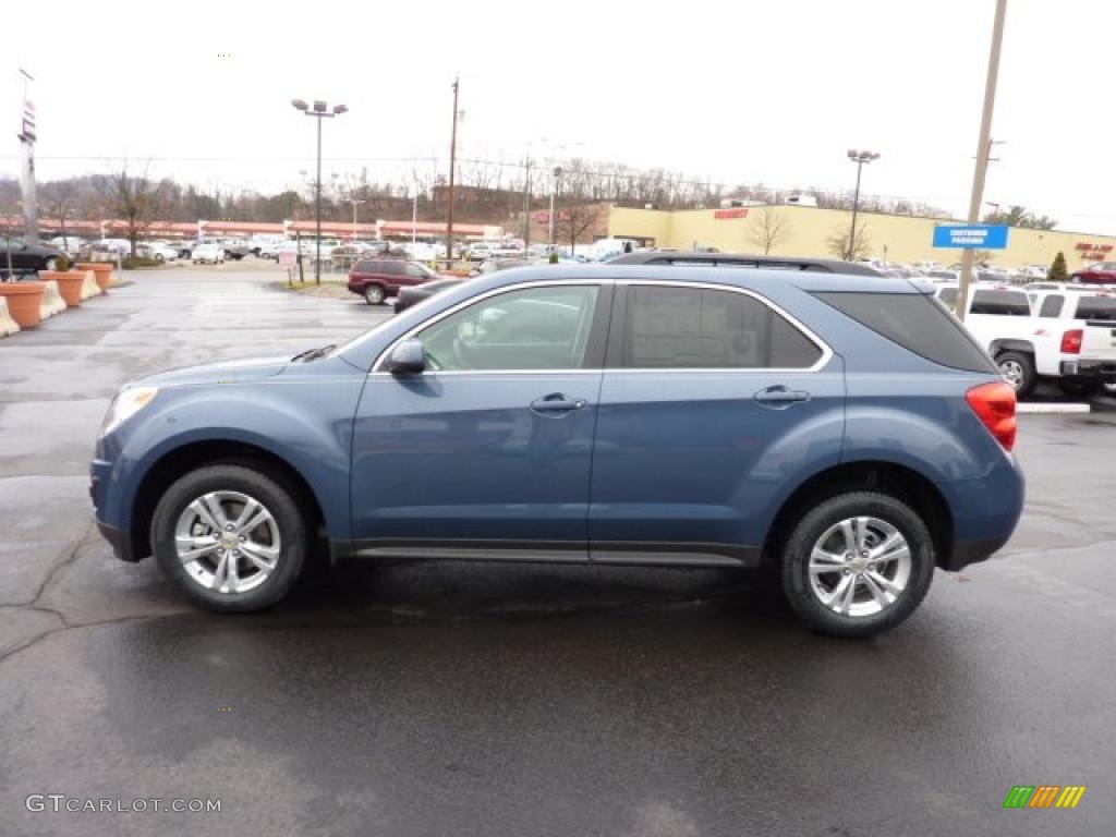 Twilight Blue Metallic 2011 Chevrolet Equinox LT AWD Exterior Photo #45678092