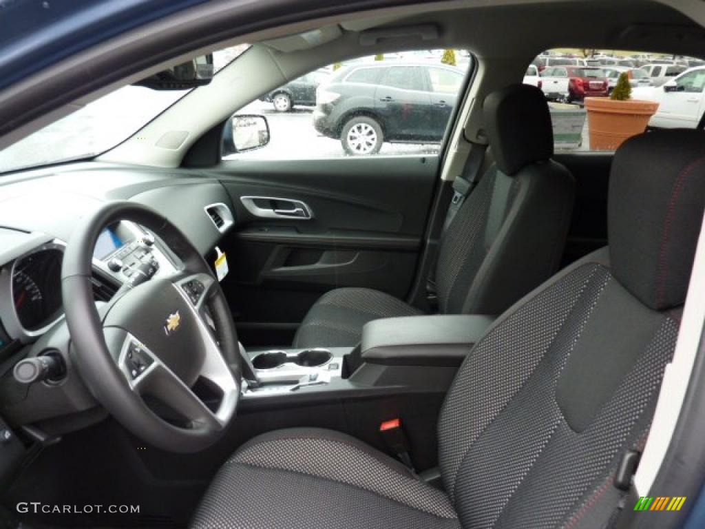Jet Black Interior 2011 Chevrolet Equinox LT AWD Photo #45678116