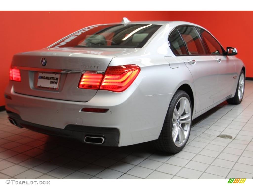 Titanium Silver Metallic 2011 BMW 7 Series 740i Sedan Exterior Photo #45678810