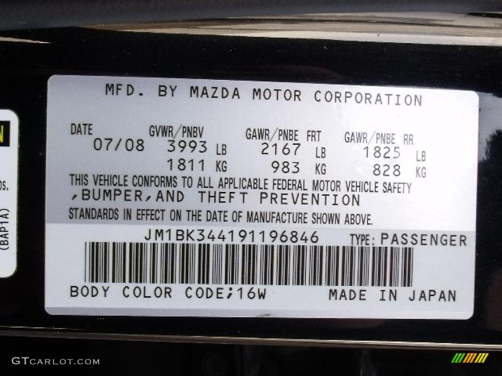 2009 MAZDA3 s Touring Hatchback - Black Mica / Black photo #36