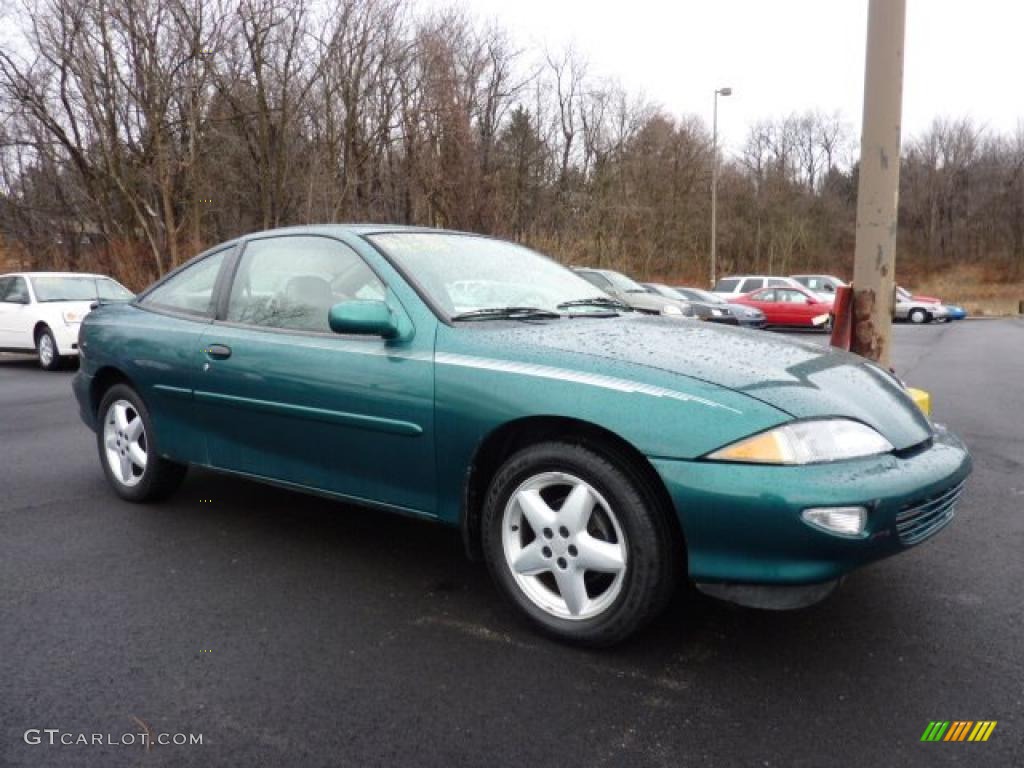 Manta Green Metallic 1998 Chevrolet Cavalier Coupe Exterior Photo #45681441