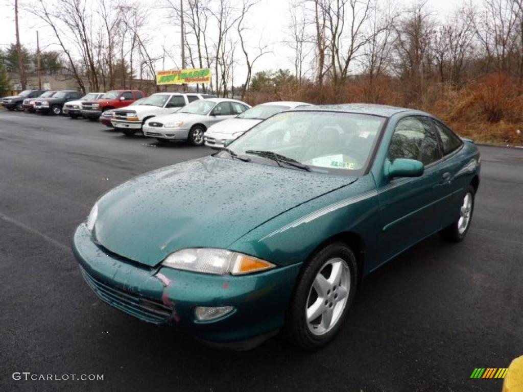 1998 Cavalier Coupe - Manta Green Metallic / Neutral photo #3