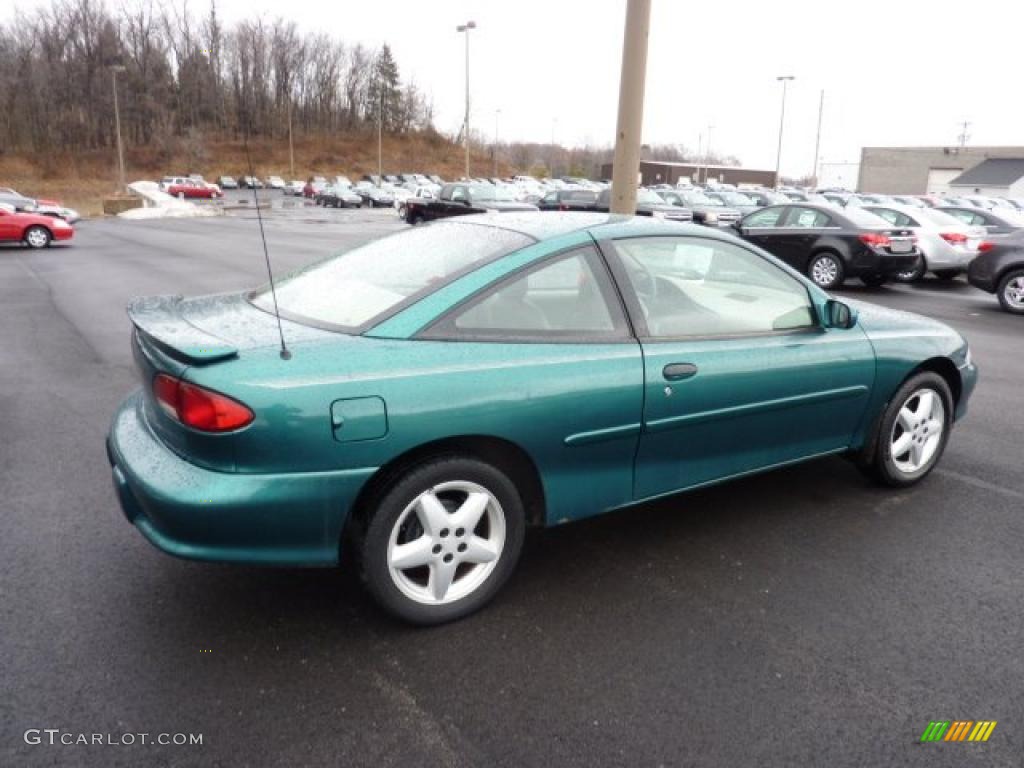 1998 Cavalier Coupe - Manta Green Metallic / Neutral photo #6