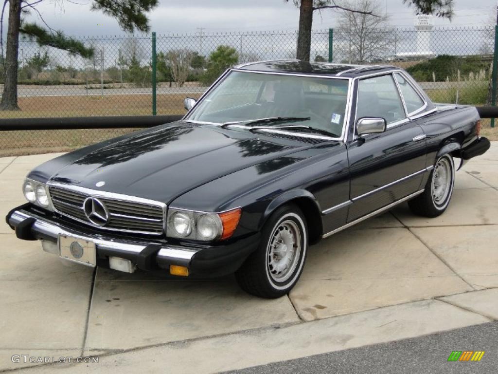 Midnight Blue 1984 Mercedes-Benz SL Class 380 SL Roadster Exterior Photo #45684883