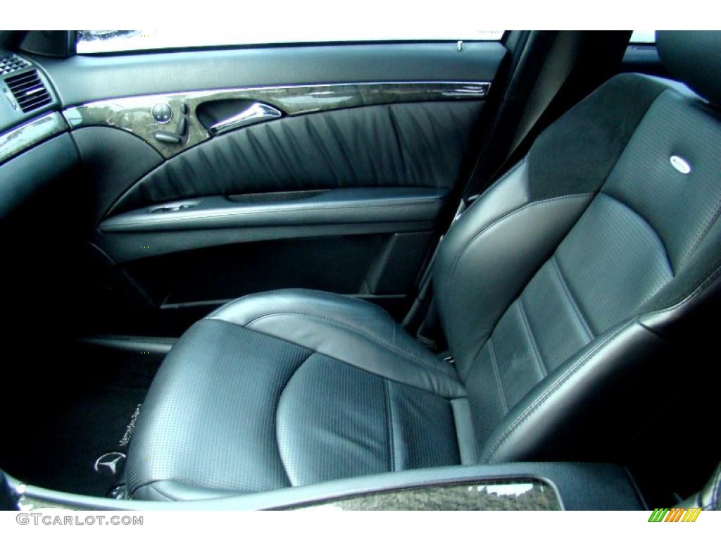 Black Interior 2007 Mercedes-Benz E 63 AMG Sedan Photo #45685079