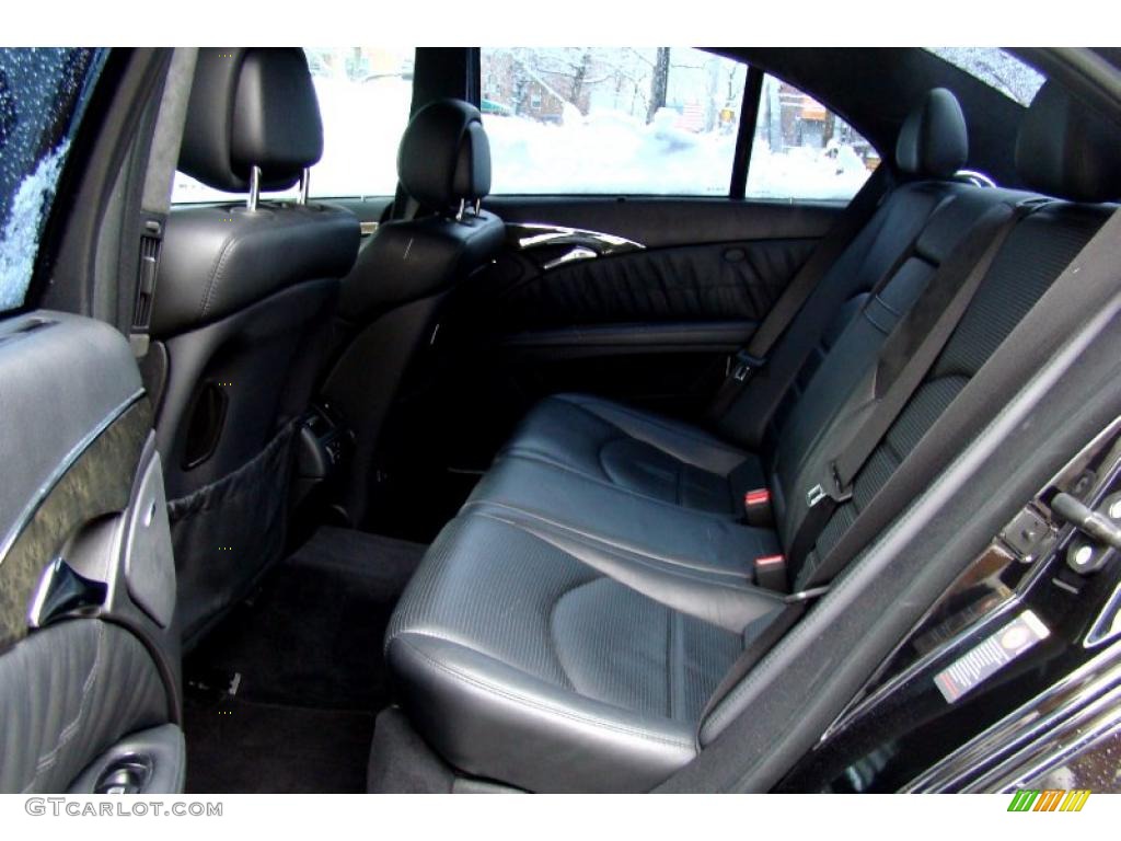 Black Interior 2007 Mercedes-Benz E 63 AMG Sedan Photo #45685091