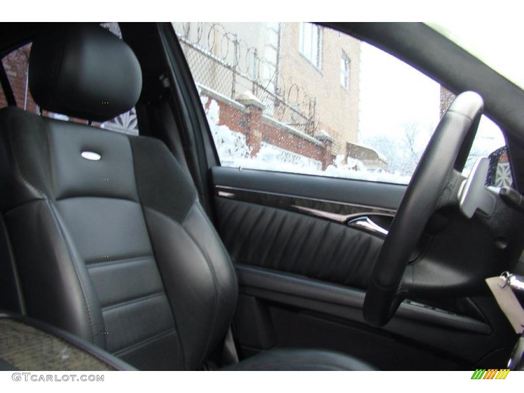 Black Interior 2007 Mercedes-Benz E 63 AMG Sedan Photo #45685127