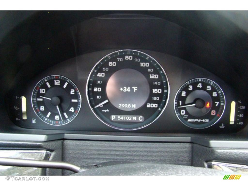 2007 Mercedes-Benz E 63 AMG Sedan Gauges Photo #45685131