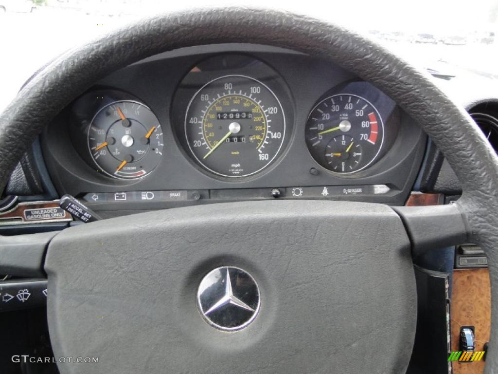 1984 Mercedes-Benz SL Class 380 SL Roadster Gauges Photos