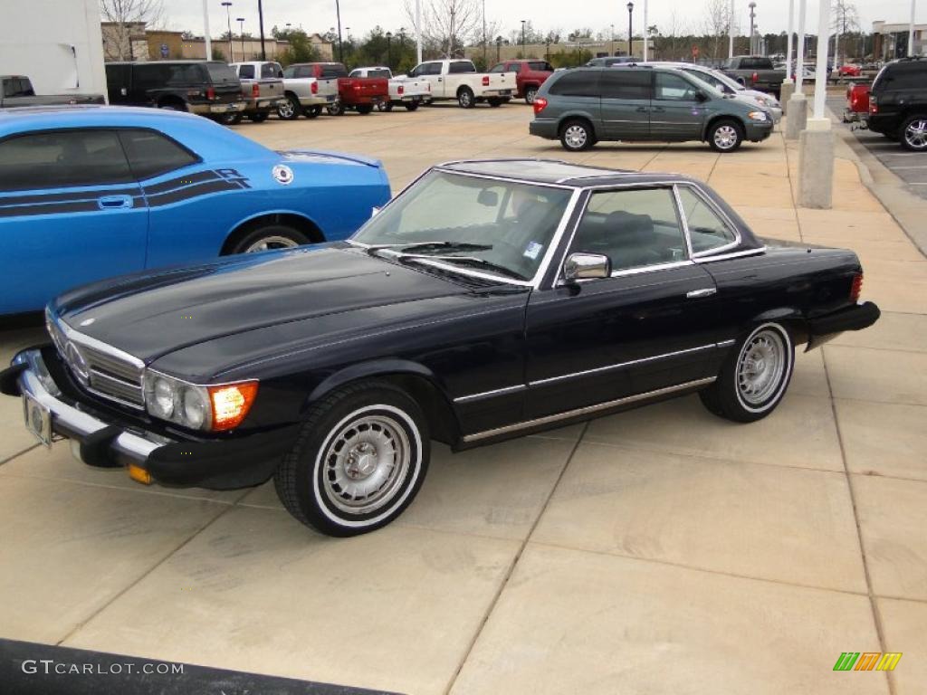 1984 SL Class 380 SL Roadster - Midnight Blue / Dark Blue photo #17