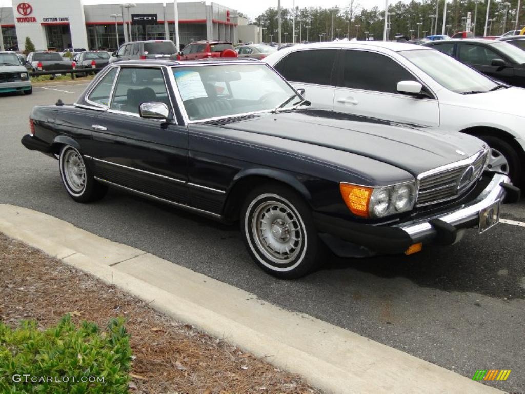 1984 SL Class 380 SL Roadster - Midnight Blue / Dark Blue photo #20