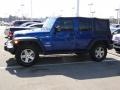 2009 Deep Water Blue Pearl Jeep Wrangler Unlimited X 4x4  photo #37