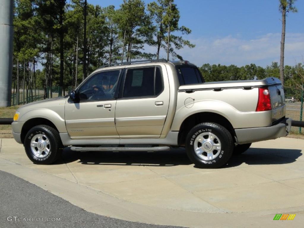 Harvest Gold Metallic 2002 Ford Explorer Sport Trac Standard Explorer Sport Trac Model Exterior Photo #45685990