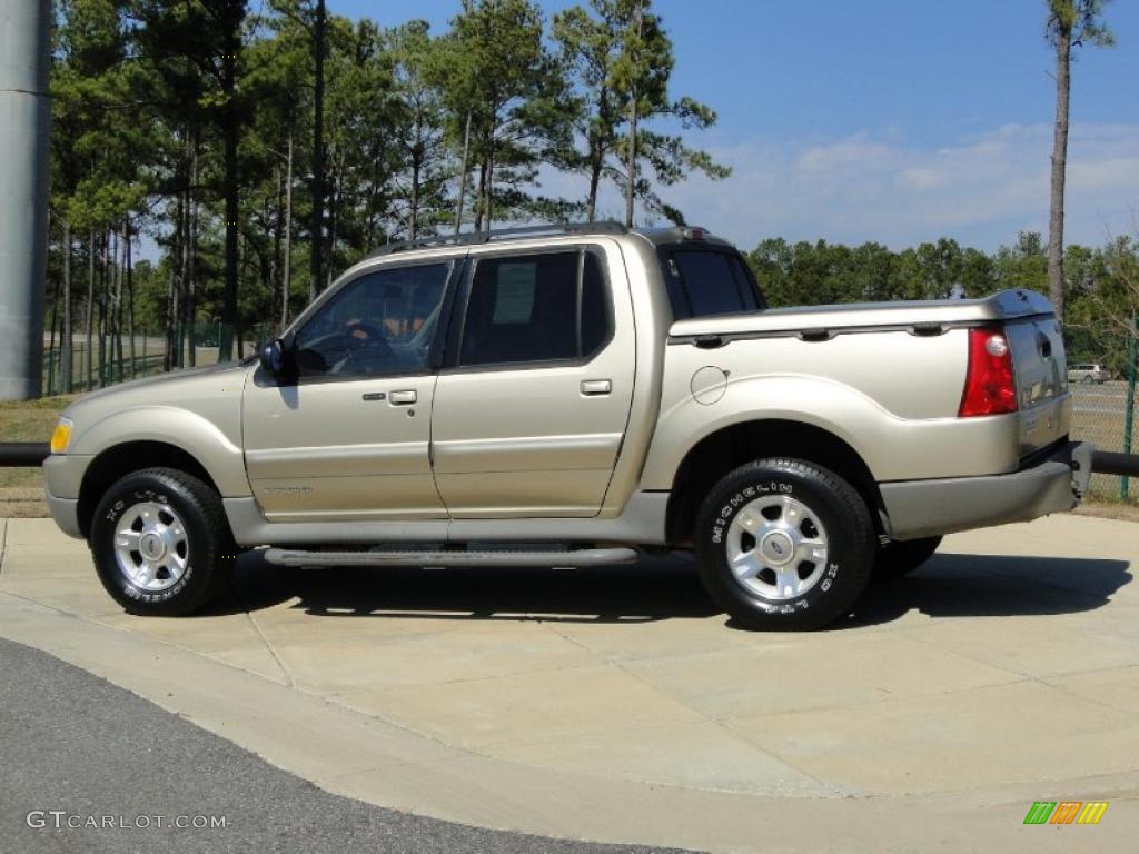 2002 Explorer Sport Trac  - Harvest Gold Metallic / Medium Prairie Tan photo #7