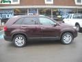 2011 Dark Cherry Kia Sorento LX V6 AWD  photo #2