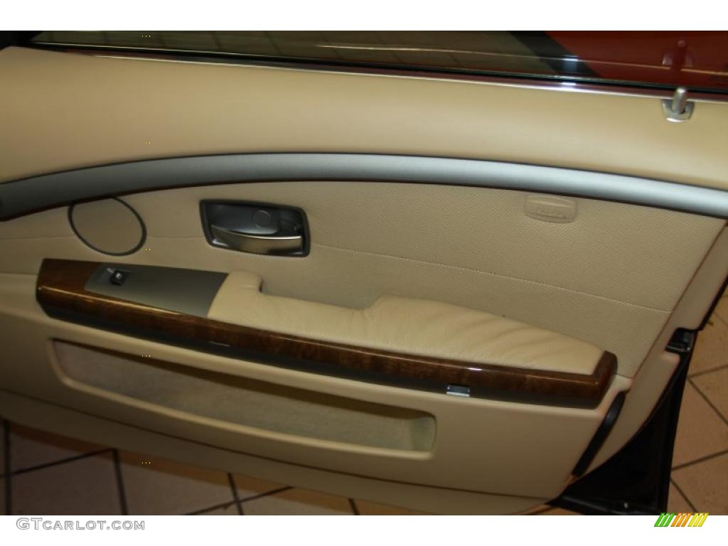 2004 7 Series 745Li Sedan - Orient Blue Metallic / Dark Beige/Beige III photo #59