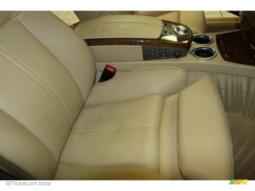 2004 7 Series 745Li Sedan - Orient Blue Metallic / Dark Beige/Beige III photo #60