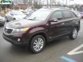 2011 Dark Cherry Kia Sorento LX V6 AWD  photo #7