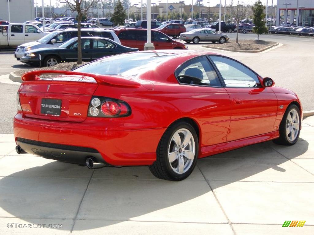 2006 GTO Coupe - Torrid Red / Black photo #5