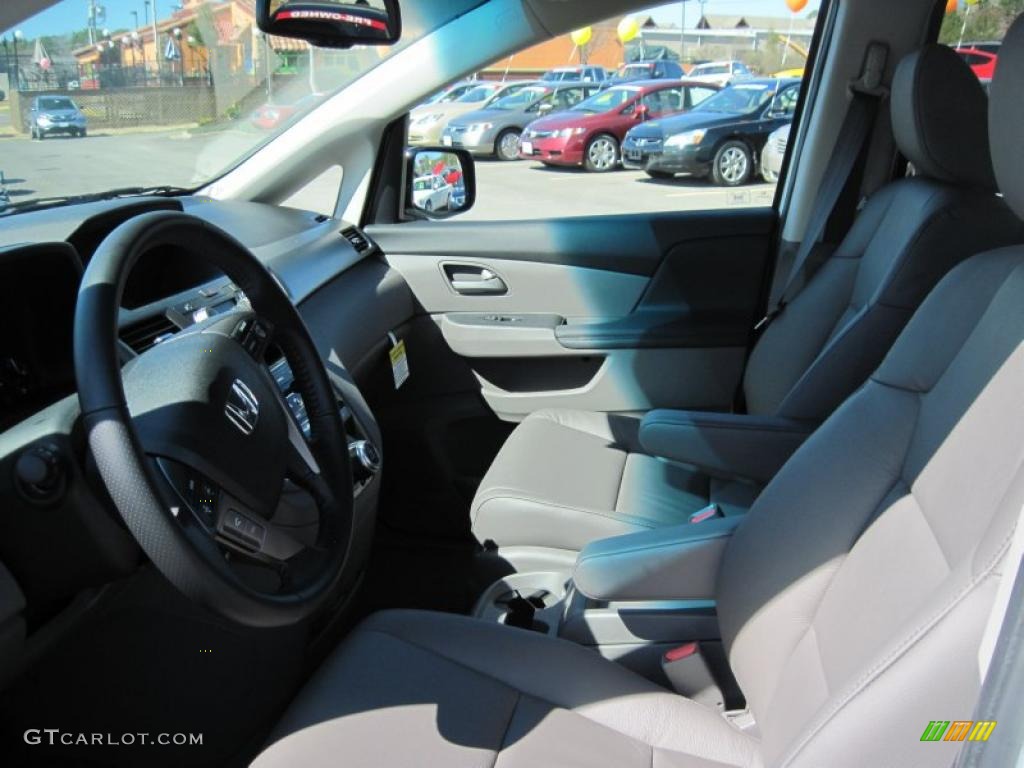 Gray Interior 2011 Honda Odyssey EX-L Photo #45691956