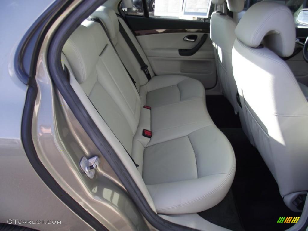 Black/Parchment Interior 2009 Saab 9-3 2.0T Sport Sedan Photo #45693136