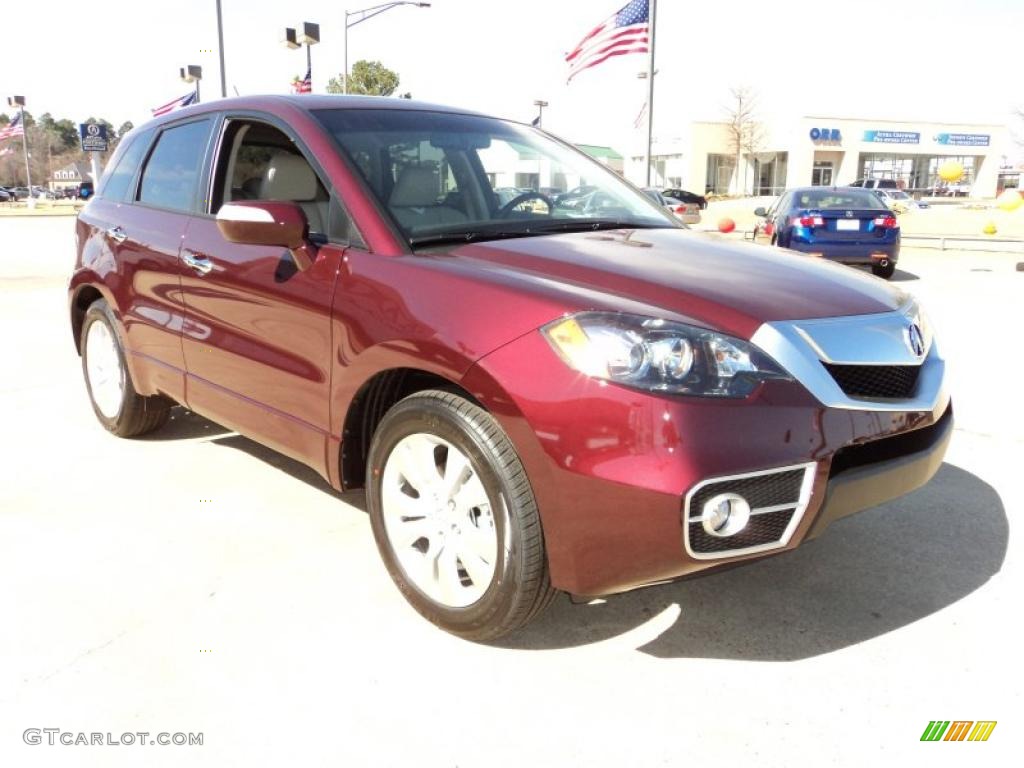 Basque Red Pearl 2011 Acura RDX Technology SH-AWD Exterior Photo #45695022