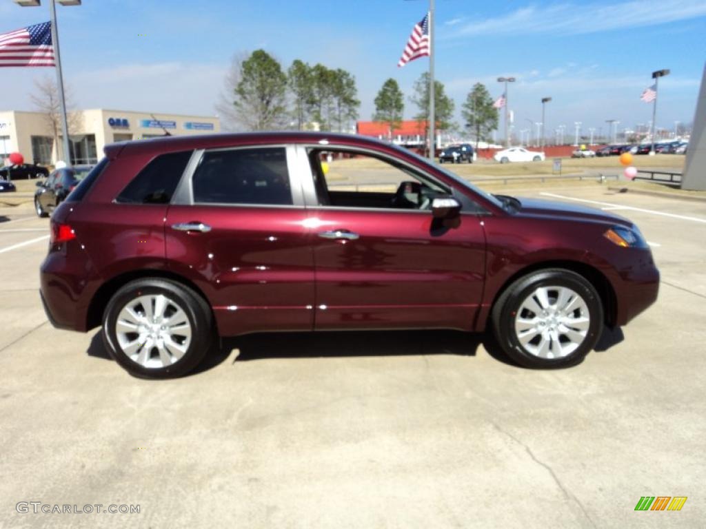 Basque Red Pearl 2011 Acura RDX Technology SH-AWD Exterior Photo #45695037