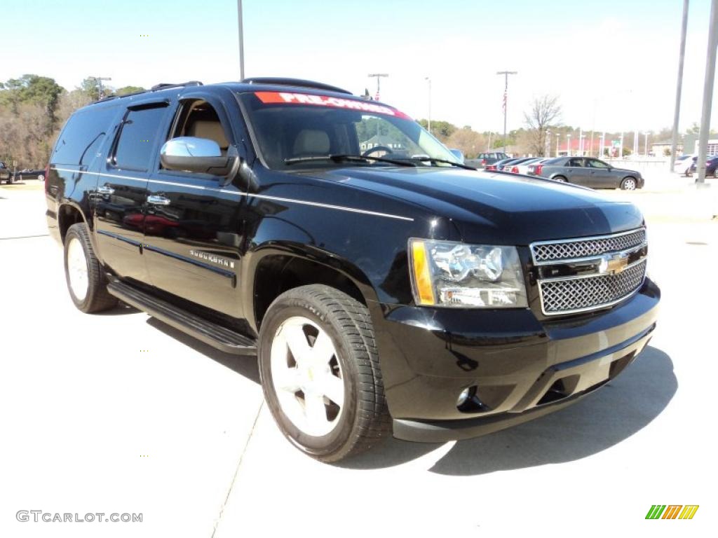 Black 2008 Chevrolet Suburban 1500 LTZ Exterior Photo #45695252